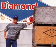 Diamond Fruit Growers, Inc, Winner of the "oldest plywood harvest bin" contest